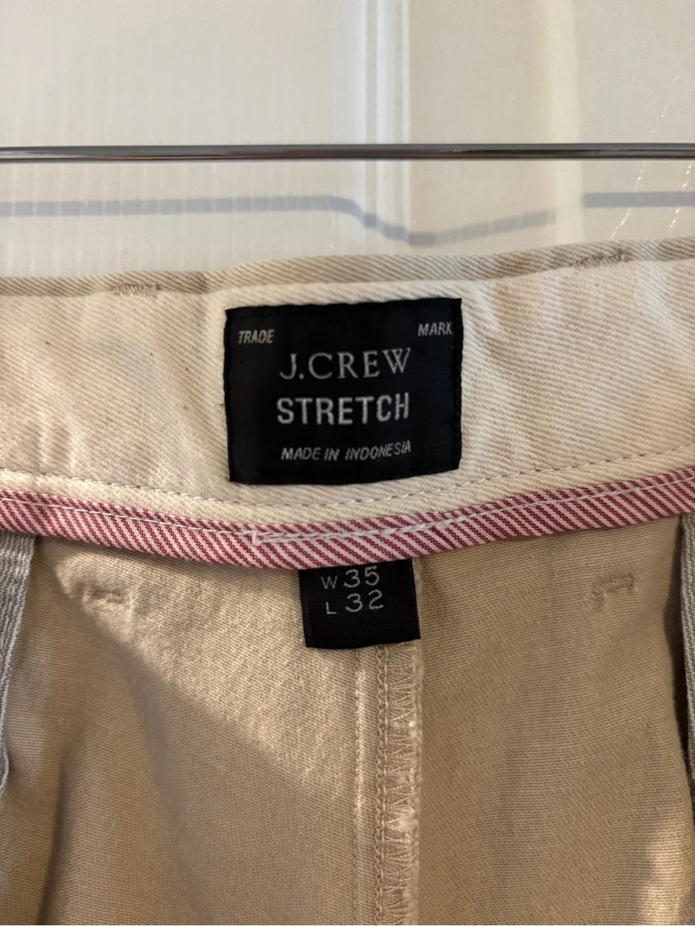 J. Crew Men's Tan Chino Pants